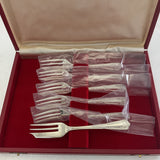 The Finest, Silver Plated 12 Pastry Forks , La Regence