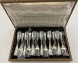 Silver Plated 12 Pastry Forks Set , La Regence