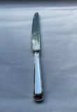 A Set of 12  Silver Plated Dinner Knife, Leighton by Walker & Hall
