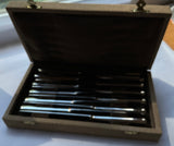 A Set of 12  Silver Plated Dinner Knife, Leighton by Walker & Hall