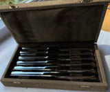 A Set of 12  Silver Plated Dinner Knife, Leighton by Walker & Hall