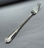 A Pair of Silver Large Serving Spoon & Fork, La Regence