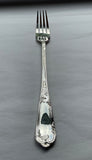A Pair of Silver Large Serving Spoon & Fork, La Regence