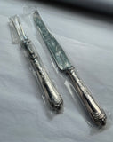 Silver Pair Carving Set, Carving Fork & Carving Knife, La Regence.