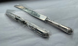 Silver Pair Carving Set, Carving Fork & Carving Knife, La Regence.