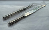 Silver Pair Carving Set, Carving Fork & Carving Knife, La Regence.