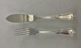 Silver Silver Set of 12 Pair Fish Eaters, Fish Forks & Fish Knives; La Regence