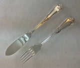 Silver Silver Set of 12 Pair Fish Eaters, Fish Forks & Fish Knives; La Regence