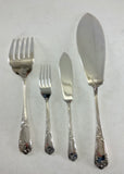 Silver Silver Set of 12 Pair Fish Eaters, Fish Forks & Fish Knives; La Regence