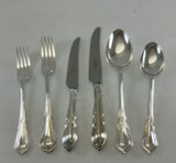 Complete Cutlery Set for 12, including Fish Eaters & Serving Pieces, 132 Pcs, Lily