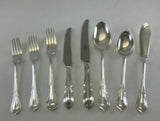 Complete Cutlery Set for 12, including Fish Eaters & Serving Pieces, 132 Pcs, Lily