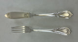 Silver 12 Pair Fish Eaters, Fish Forks &amp; Fish Knives,&nbsp;Lily.