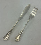 Silver 12 Pair Fish Eaters, Fish Forks &amp; Fish Knives,&nbsp;Lily.