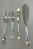 Silver Fish Set for 12 Including Fish Eaters & Fish Servers, Lily.