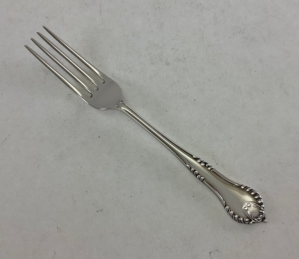 The Finest, Silver Plated Dessert/Salad Fork, Chesterfield.