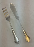 Silver 1 Pair Fish Eaters, Fish Fork & Fish Knife, Chesterfield.