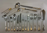 Silver 26 Pieces Fish Set Chesterfield.