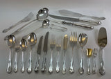 The Finest, Silver Complete European Cutlery Set 145 Pieces, Chesterfield Pattern