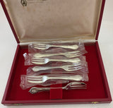 The Finest, Silver Plated 12 Pastry Forks , Chesterfield.
