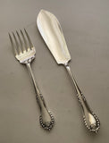 Silver 26 Pieces Fish Set Chesterfield.