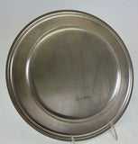 Silver Round Platters Beaded, 11.5  in.