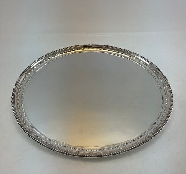 Silver Wonderful Beaded Salver