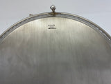 Silver Wonderful Beaded Salver with Feet.