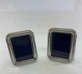 Quality Tarnish-Proofed Silver Plated Photo Frame, Wide Plain