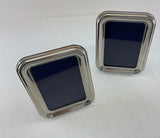 Quality Tarnish-Proofed Silver Plated Photo Frame, Wide Plain
