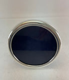 Quality Tarnish-Proofed Round Silver Plated Photo Frame, Plain