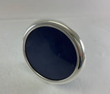 Quality Tarnish-Proofed Round Silver Plated Photo Frame, Plain