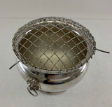 Silver Rose Bowl with Net, Regent.
