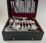A Silver Partial Cutlery Set of 85 Pieces, Dubarry.