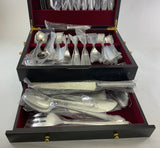 A Silver Partial Cutlery Set of 85 Pieces, Dubarry.