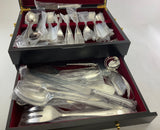 A Silver Partial Cutlery Set of 85 Pieces, Dubarry.