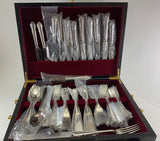 A Silver Partial Cutlery Set of 85 Pieces, Dubarry.