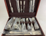 A Mix & Match Silver Cutlery Set of 61 Pieces, Dubarry.