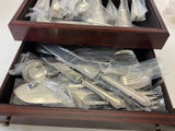 A Mix & Match Silver Cutlery Set of 86 Pieces, Dubarry and Leighton Dinner Knives