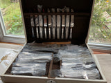 A Mix & Match Silver Cutlery Set of 71 Pieces, Dubarry and Royal York Dinner Knives.