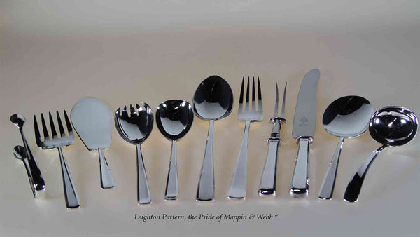 The Finest, Silver Plated Large Serving Fork, Leighton.