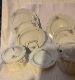 A Set of 48 Pieces Exquisite Porcelain With Flowering Branch by Rosenthal