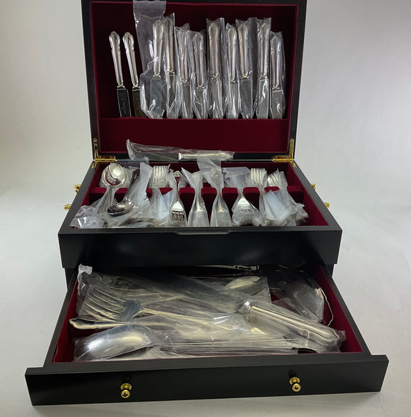 A Silver Partial Cutlery Set of 85 Pieces, Dubarry.
