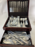 A Mix & Match Silver Cutlery Set of 86 Pieces, Dubarry and Leighton Dinner Knives