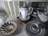 Rosenthal Exquisite Dinner & Tea Set, 100 Piece Set With Blue Garland.
