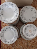Exquisite 73 Pieces Set Porcelain  With  Gray Bouquet. by Rosenthal