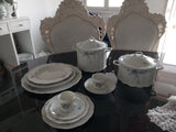 A Set of 50 Pieces Exquisite Porcelain With Flowering Branch by Rosenthal