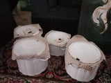 A Set of 29 Pieces Exquisite Porcelain White, Called  White Gold