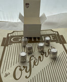 Set of 6 Individual Salt Shakers, Barrel Shape. (Copy)