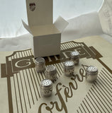 Set of 6 Individual Salt Shakers, Barrel Shape. (Copy)
