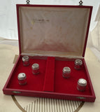 Set of 6 Individual Salt Shakers, Barrel Shape. (Copy)